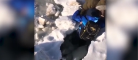 HEROJSKI ČIN Žena spasila dete iz zaleđenog jezera